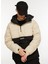 Bej Erkek Kapüşonlu Mont TB0A6JUDDZ71_PULLOVER Puffer Jacket 1