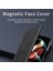 Honor Magic V2 5g Katlanır Telefon Kılıfı Nappa Doku Pu Deri + Pc Stand Kapağı (Yurt Dışından) 4