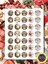 Hediye Paketi Christmas Sticker Set A4 Boyutunda 1 Sayfa 1