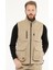 Çok Cepli Avcı Kampçı Outdoor Yelek Rio Model Bej Erkek 1