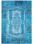 Artyom Mavi Patchwork Polyester Dijital Baskı Halı 1