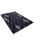 Glazov Siyah Geometrik Polyester Dijital Baskı Halı 2