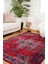 Belorecensk Kırmızı Eskitme Polyester Dijital Baskı Halı 5
