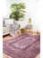 Klintsi Pembe Patchwork Polyester Dijital Baskı Halı 2