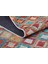 Nazran Turuncu Geometrik Polyester Dijital Baskı Halı 4