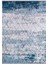 Pavlovskiposad Mavi Modern Polyester Dijital Baskı Halı 1