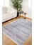 Klin Gri Modern Polyester Dijital Baskı Halı 4