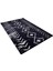 Balasov Siyah Modern Polyester Dijital Baskı Halı 5