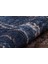 Isim Lacivert Modern Polyester Dijital Baskı Halı 4