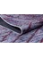 Tuapse Kırmızı Çizgili Polyester Dijital Baskı Halı 4