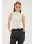 Yarım Balıkçı Yaka Crop Bluz Bayan Bluz 23K0064K1 1
