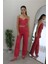 Gipeli Deri Crop Pembe 1