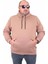 Büyük Beden Erkek Basic Sweat Kapüşonlu 11700 S.kahve 2