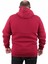Büyük Beden Erkek Basic Sweat Kapüşonlu 11700 Bordo 4