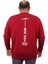 Erkek Büyük Beden Sıfır Yaka Sweat Hlsnk 23204 Bordo 1