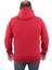 Büyük Beden Unisex Kapüşonlu 3ip Sweat 11701 Kırmızı 4