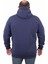 Erkek Büyük Beden Kapuşonlu Sweat Paris 23209 Indıgo 4