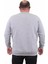 Erkek Büyük Beden Sıfır Yaka Sweat Conture Club 23203 Grı Melanj 2