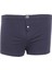 Erkek Büyük Beden Düğmeli Uzun Paça Boxer 11907 Lacıvert 1
