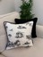 Tuğçe Demir Home Desıgn Country Desen Siyah Fitil Dekoratif Kırlent Kılıfı 43X43 2