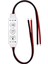 Mini Üç Tuşlu Tek Renkli 12 Volt - 24 Volt LED Kontrol Cihazı ( Kırmızı- Siyah Kablo) 1