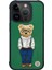 Iphone 15 Pro Kabartmalı Kılıf Sevimli Ayıcık Classic London Tarz Seri 3 Boyutlu Ipli Nakışlı Işlemeli Kapak Zuckbear Lisanslı 1