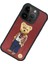 Iphone 15 Pro Kabartmalı Kılıf Sevimli Ayıcık Classic London Tarz Seri 3 Boyutlu Ipli Nakışlı Işlemeli Kapak Zuckbear Lisanslı 2