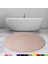 Elite Vizon 100X100 cm Yuvarlak Peluş Banyo Paspası Kaymaz Taban Pufidik Banyo Halısı 1