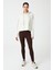 Taş Kapüşonlu Yumuşak Dokulu Crop Sweatshirt Cropped Sweat 1