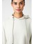 Taş Kapüşonlu Yumuşak Dokulu Crop Sweatshirt Cropped Sweat 2