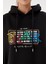 Kadın Sweatshirt Oversize Kapüşonlu Siyah 72476 3