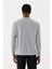 Erkek T-Shirt Uzun Kollu Gri M500226 4
