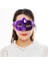 Mor Renk Kostüm Partisi Ekstra Parlak Balo Maskesi 15X10 cm 1