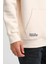 Kapüşonlu Ekru Slim Fit Hoodie 23FWM64046 3