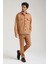 Süet Üst Bej Slim Fit Takım 23Fwm64027 1