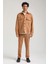 Süet Üst Bej Slim Fit Takım 23Fwm64027 2
