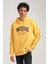 Kapüşonlu Hardal Slim Fit Hoodie 23FWM64060 2