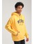 Kapüşonlu Hardal Slim Fit Hoodie 23FWM64060 4