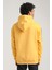 Kapüşonlu Hardal Slim Fit Hoodie 23FWM64060 5
