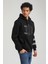 Kapüşonlu Siyah Slim Fit Hoodie 23FWM64054 2