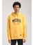 Kapüşonlu Hardal Slim Fit Hoodie 23FWM64060 1