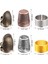 6 Parça Dikiş Yüksük Parmak Koruyucu, Dikiş Nakış Iğnesi Için Ayarlanabilir Metal Parmak Kalkanı Koruyucu (Yurt Dışından) 2