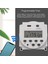 Dc 12V Dijital LCD Güç Programlanabilir Zamanlayıcı Zaman Anahtarı Röle 16A Amper (Yurt Dışından) 5