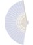Düğün Için Kişiselleştirilmiş Dans Yazı Boyama Için Beyaz Ipek Kumaştan 10X Fan + Muslin Hediye Çantası ile Bambu (Yurt Dışından) 2