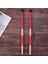 Çift 40CM Bambu Çubuk Davul Fırçaları Caz Halk Müziği Için Çubuklar (Kırmızı) (Yurt Dışından) 5