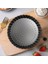 Paket Kiş Tart Tavası, 5 Inç Yuvarlak Delikli Pizza Pişirme Tepsisi Yapışmaz Tart Teneke Delikli Kek, Turta, Kiş (Yurt Dışından) 5