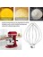 Kitchenaid K5AWW 5 Quart KSM50, Ksm5 Yumurta Krema Karıştırıcı Aksesuarları Için Yatırma Kafalı Stand Mikser Için Tel Kırbaç Ataşmanı (Yurt Dışından) 5