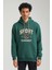Kapüşonlu Yeşil Slim Fit Hoodie 23FWM64052 1