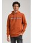 Kapüşonlu Kiremit Slim Fit Hoodie 23FWM64062 2