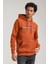 Kapüşonlu Kiremit Slim Fit Hoodie 23FWM64062 3